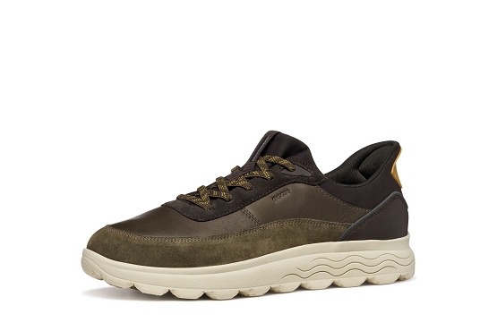 Geox baskets sneakers u56mpa 08522 c3208 cuir coffee6057501_2