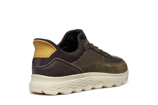 Geox baskets sneakers u56mpa 08522 c3208 cuir coffee6057501_5