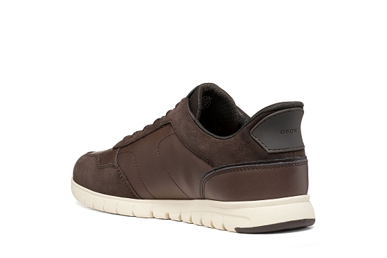 Geox baskets sneakers u66nea 0bc22 c6005 cuir chocolate6057701_3