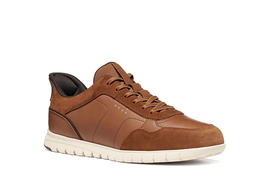 Geox baskets sneakers u66nea 0bc22 c6001 cuir cognac6057801_1