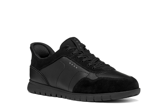 Geox baskets sneakers u66nea 0bc22 c9999 cuir noir6057901_1