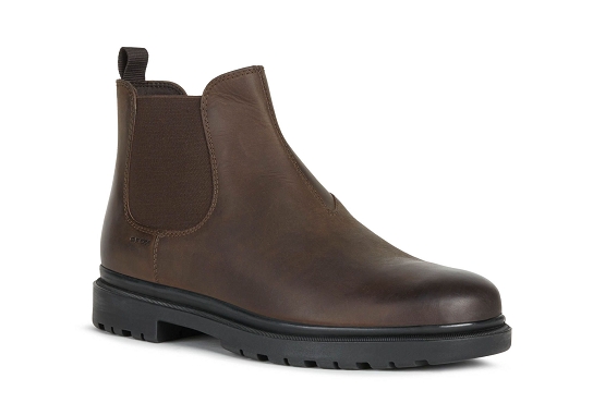 Geox bottines boots u16dda 00045 c6009 cuir coffee6058101_1