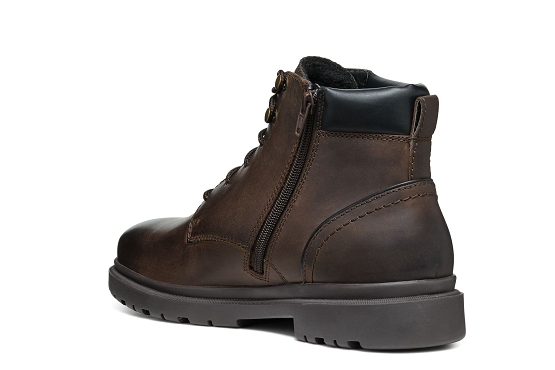 Geox bottines boots u46ddc 000ff c6009 cuir coffee6058201_4