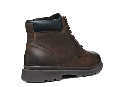 Geox bottines boots u46ddc 000ff c6009 cuir coffee6058201_5