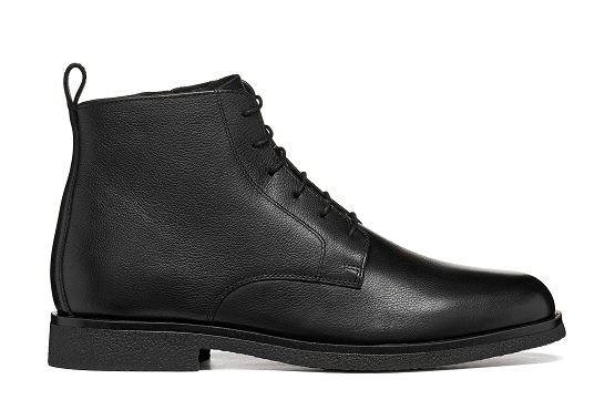 Geox bottines boots u6658a 00047 c9999 cuir noir6058301_2