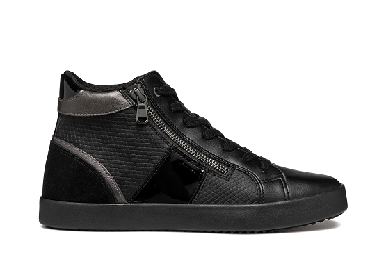 Geox baskets sneakers d366hd 00422 c9999 cuir noir6058501_3