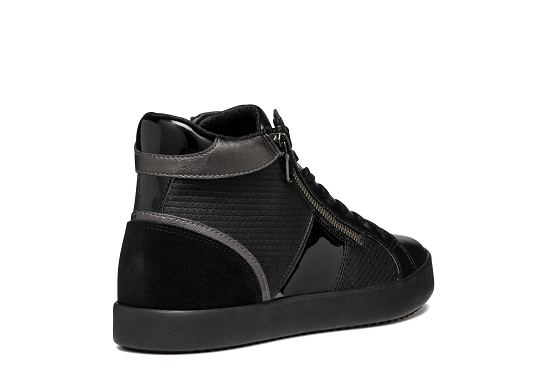 Geox baskets sneakers d366hd 00422 c9999 cuir noir6058501_5
