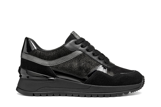 Geox baskets sneakers d6500a 0qm22 c9999 cuir noir6058601_2