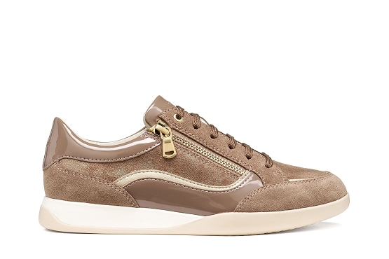 Geox baskets sneakers d653bc 022qm cd62l cuir brown6058701_2