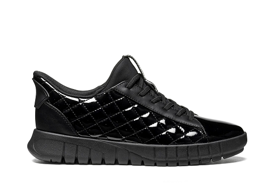 Geox baskets sneakers d667sb 00254 c9999 vernis noir6059201_2