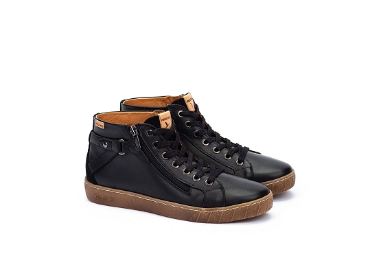 Pikolinos baskets sneakers lanzarote w7b.8868c1 cuir noir6059901_1