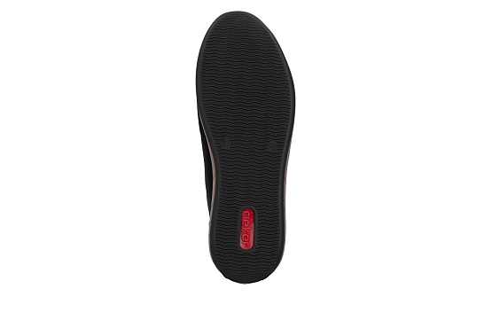 Rieker baskets sneakers n1107.25 noir6066901_5