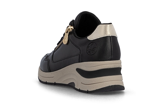 Rieker baskets sneakers n9301.00 noir6067201_3
