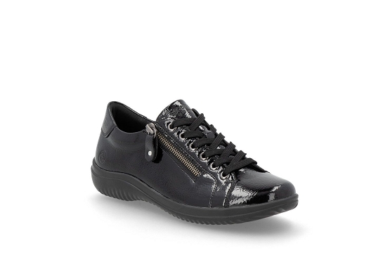 Remonte baskets sneakers d1e03.01 vernis noir6069701_1