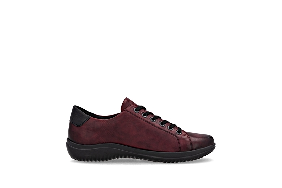 Remonte baskets sneakers d1e03.35 cuir vino6069801_2