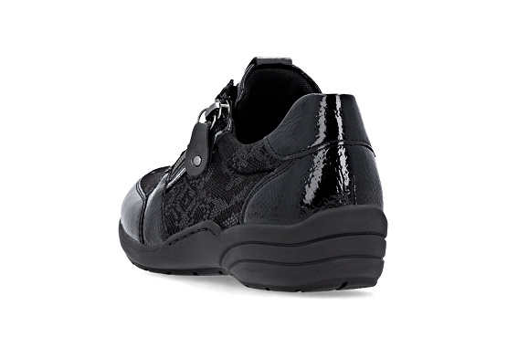 Remonte baskets sneakers r7637.04 cuir noir6070101_3