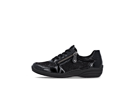 Remonte baskets sneakers r7637.04 cuir noir6070101_4