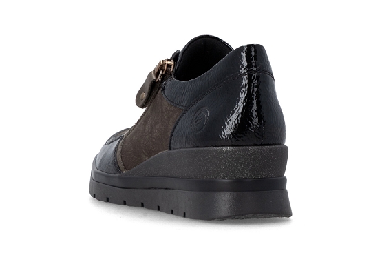 Remonte baskets sneakers r0701.07 cuir noir6070201_3