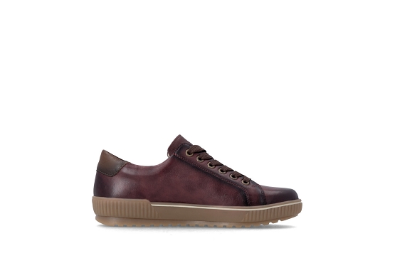 Remonte baskets sneakers d0700.37 cuir vino6070301_2