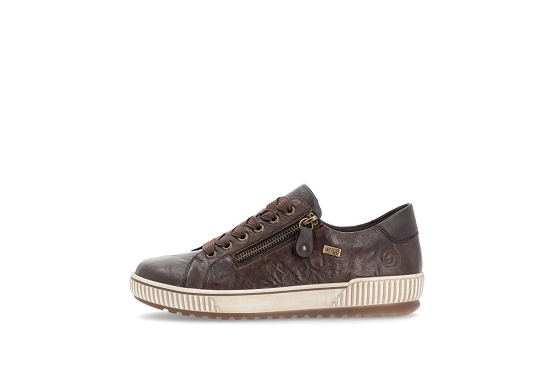Remonte baskets sneakers d0700.25 cuir havanna6070401_4