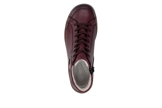 Remonte baskets sneakers d3t70.35 cuir chianty6070601_4