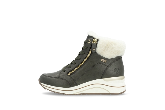 Remonte baskets sneakers d0t77.52 cuir noir6070701_4