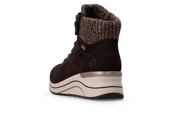 Remonte baskets sneakers d0t77.25 cuir cigar6070801_3