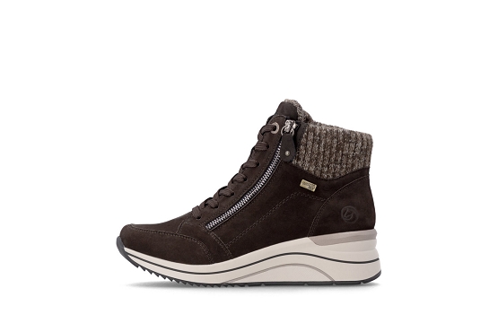 Remonte baskets sneakers d0t77.25 cuir cigar6070801_4