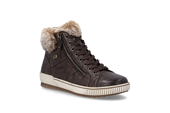 Remonte baskets sneakers d0780.25 cuir havanna6071001_1