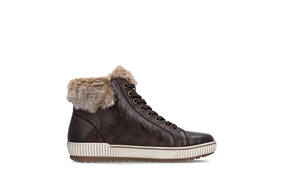 Remonte baskets sneakers d0780.25 cuir havanna6071001_2