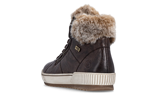 Remonte baskets sneakers d0780.25 cuir havanna6071001_3