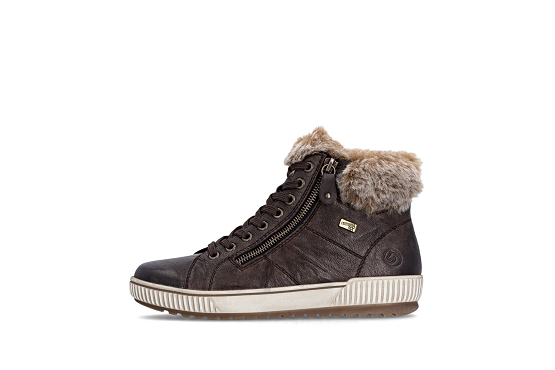 Remonte baskets sneakers d0780.25 cuir havanna6071001_4