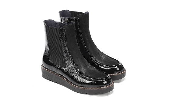 Fluchos boots bottine d9789.nalu vernis noir6071401_4