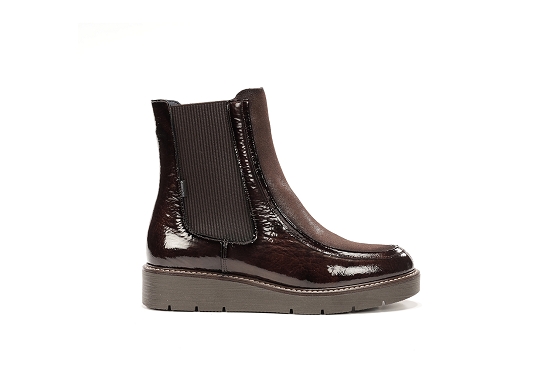 Fluchos boots bottine d9789.molu vernis marron6071501_2