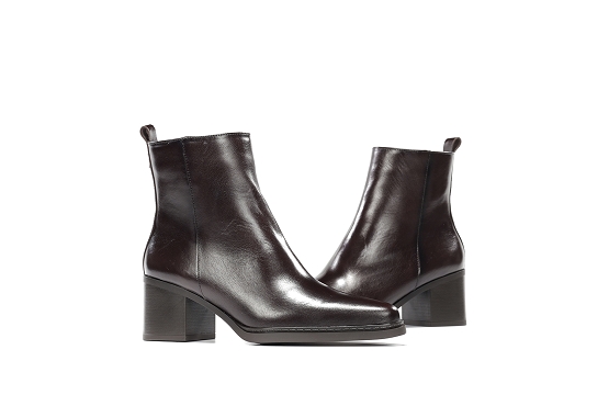 Fluchos boots bottine d9822.sr cuir cafe6071801_5
