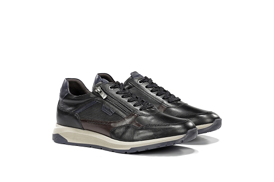 Fluchos baskets sneakers f2530 cuir noir6072501_1