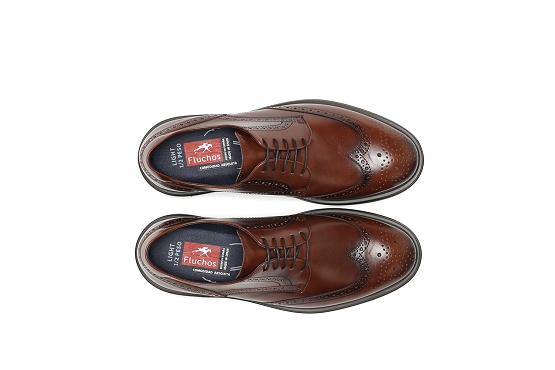 Fluchos derbies lacets f0628 cuir castano6072801_5