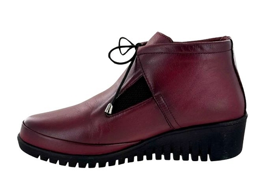 Madory boots bottine iris cuir bordeaux6074201_2