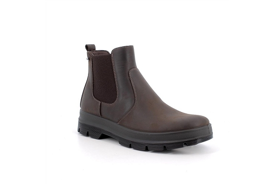 Imac bottines boots 201158 cuir marron6074701_1