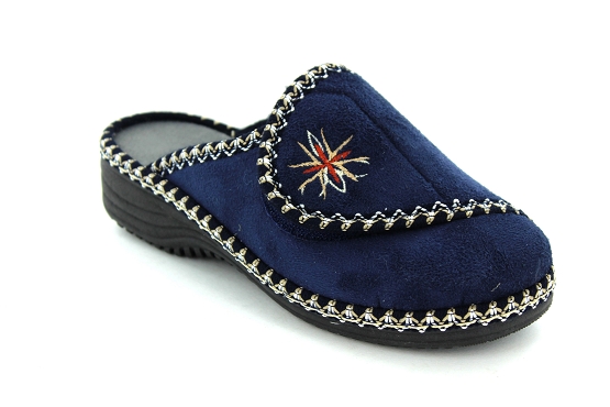 La maison de lespadrille chausson 4215.9 velcro marine6075701_1