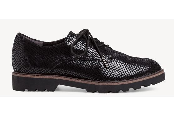 Tamaris derbies lacets 23635 noir8003801_3