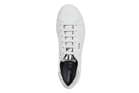 Geox baskets sneakers d041bb blanc8005501_5