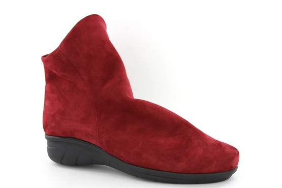 Hirica boots bottine dayton rouge8009202_1