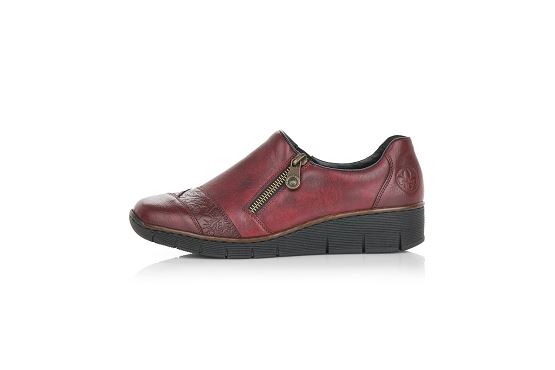 Rieker mocassins 53761.35 bordeaux8012501_2