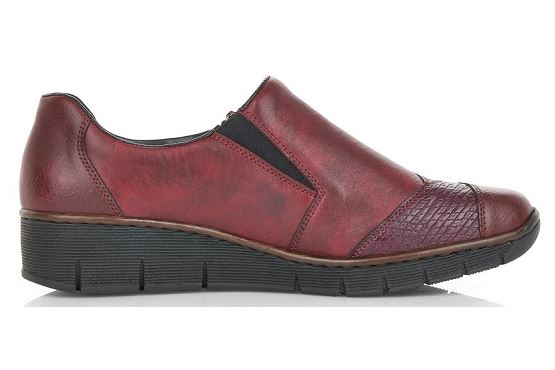 Rieker mocassins 53761.35 bordeaux8012501_3