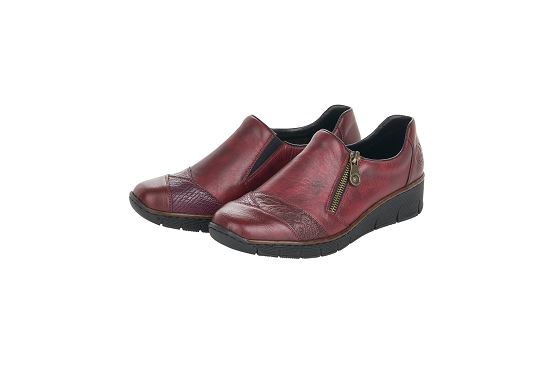 Rieker mocassins 53761.35 bordeaux8012501_4