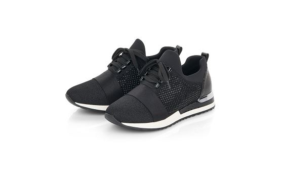 Remonte baskets sneakers r2500.02 noir8022401_4