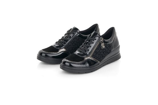 Remonte baskets sneakers r0701.02 noir8022801_4
