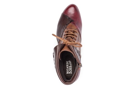 Regarde le ciel boots bottine stefany 160 bordeaux8023801_3