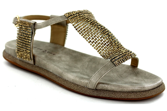 Alma en pena sandales nu pieds ap 395 cuir bronze8030401_1